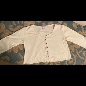 Cropped Button up Shirt